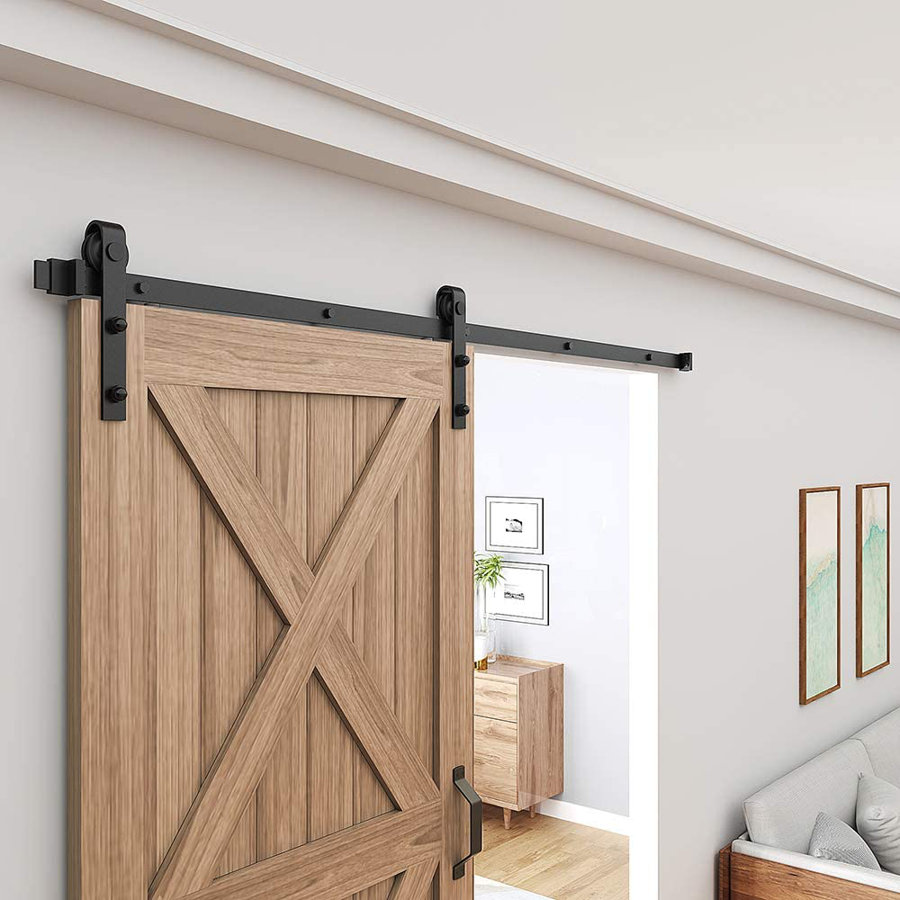 winsoon Sliding Standard Single Barn Door Hardware Kit & Reviews Wayfair